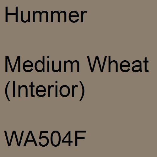 Hummer, Medium Wheat (Interior), WA504F.